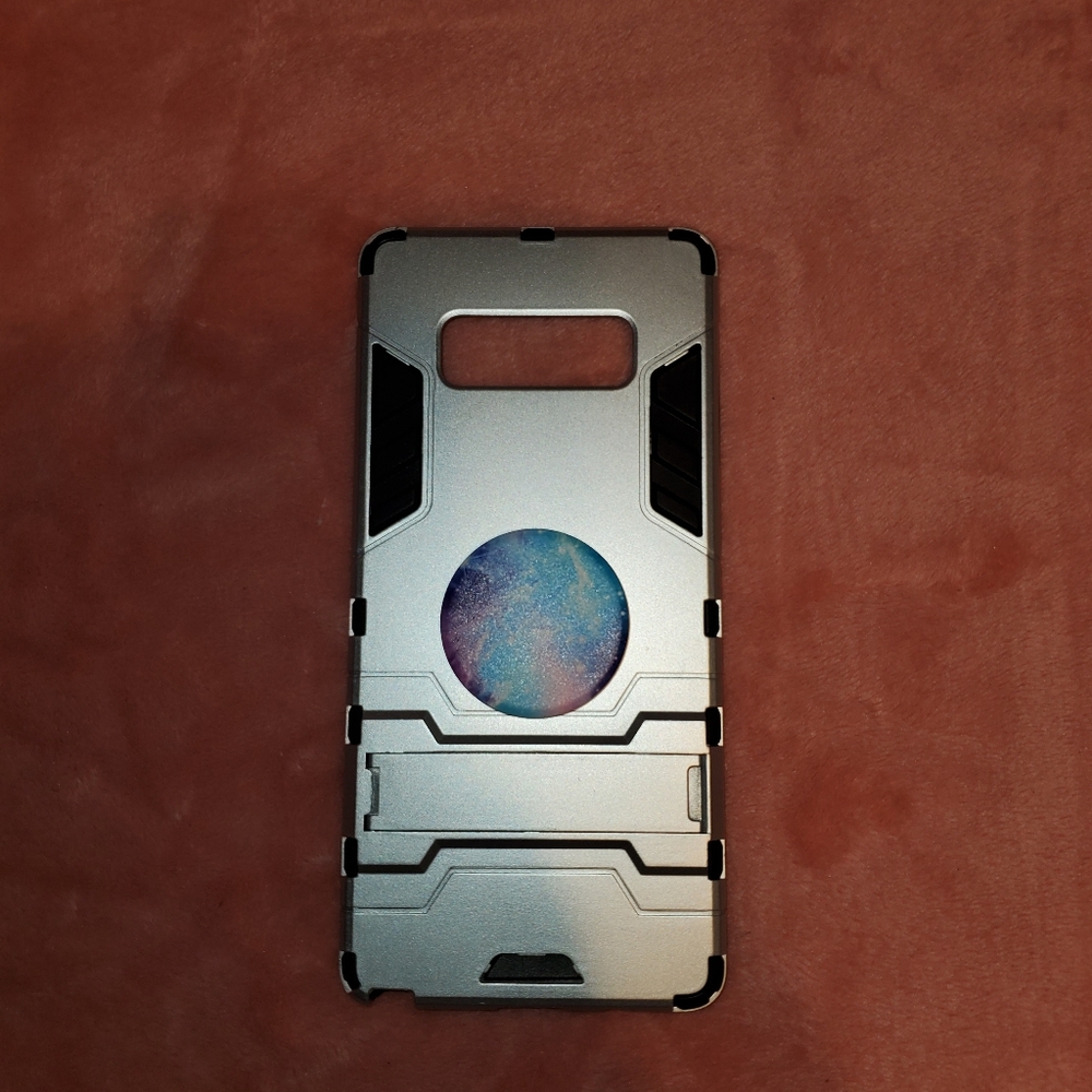 Galaxy note 8 phone case w/ pop socket